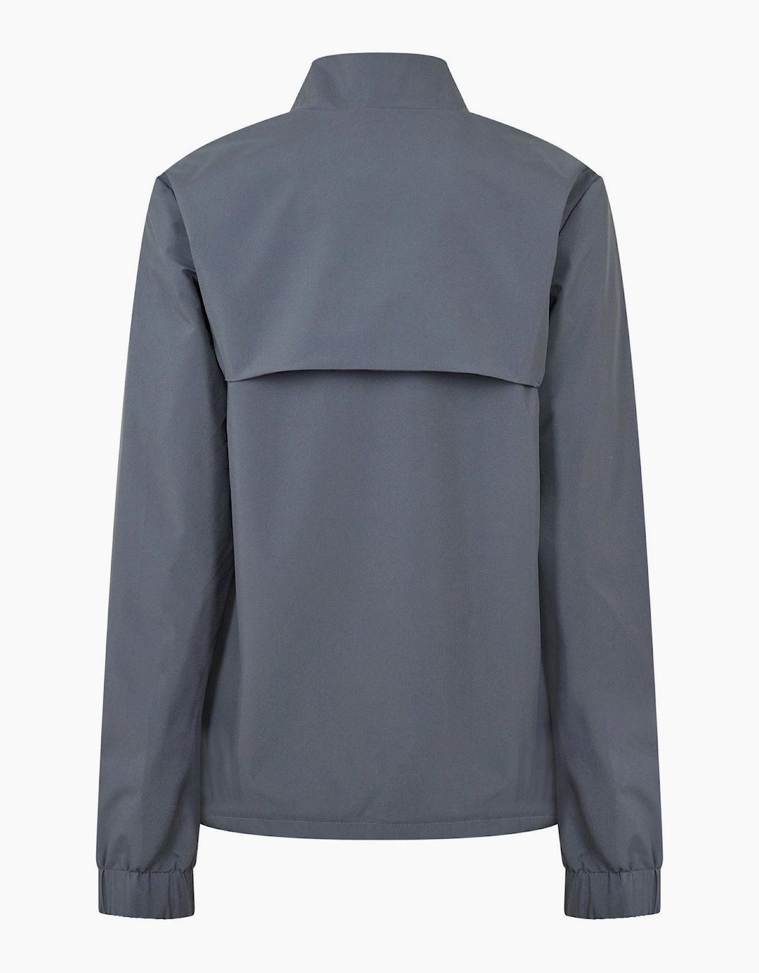 Solid Patterned Zipped Pocket Track Jacket