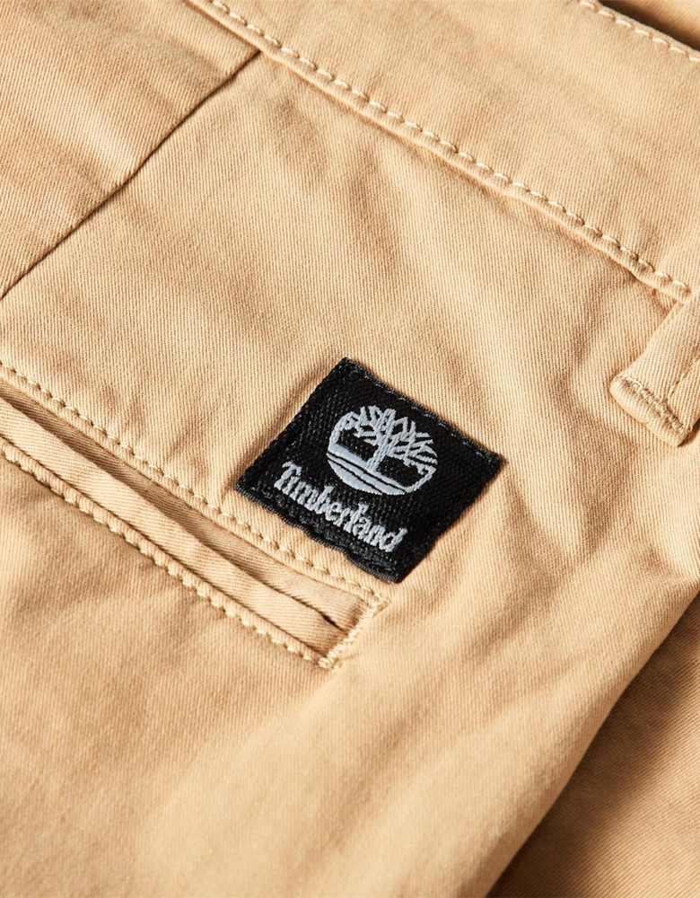 Topsfield Twill Solid Chino Shorts