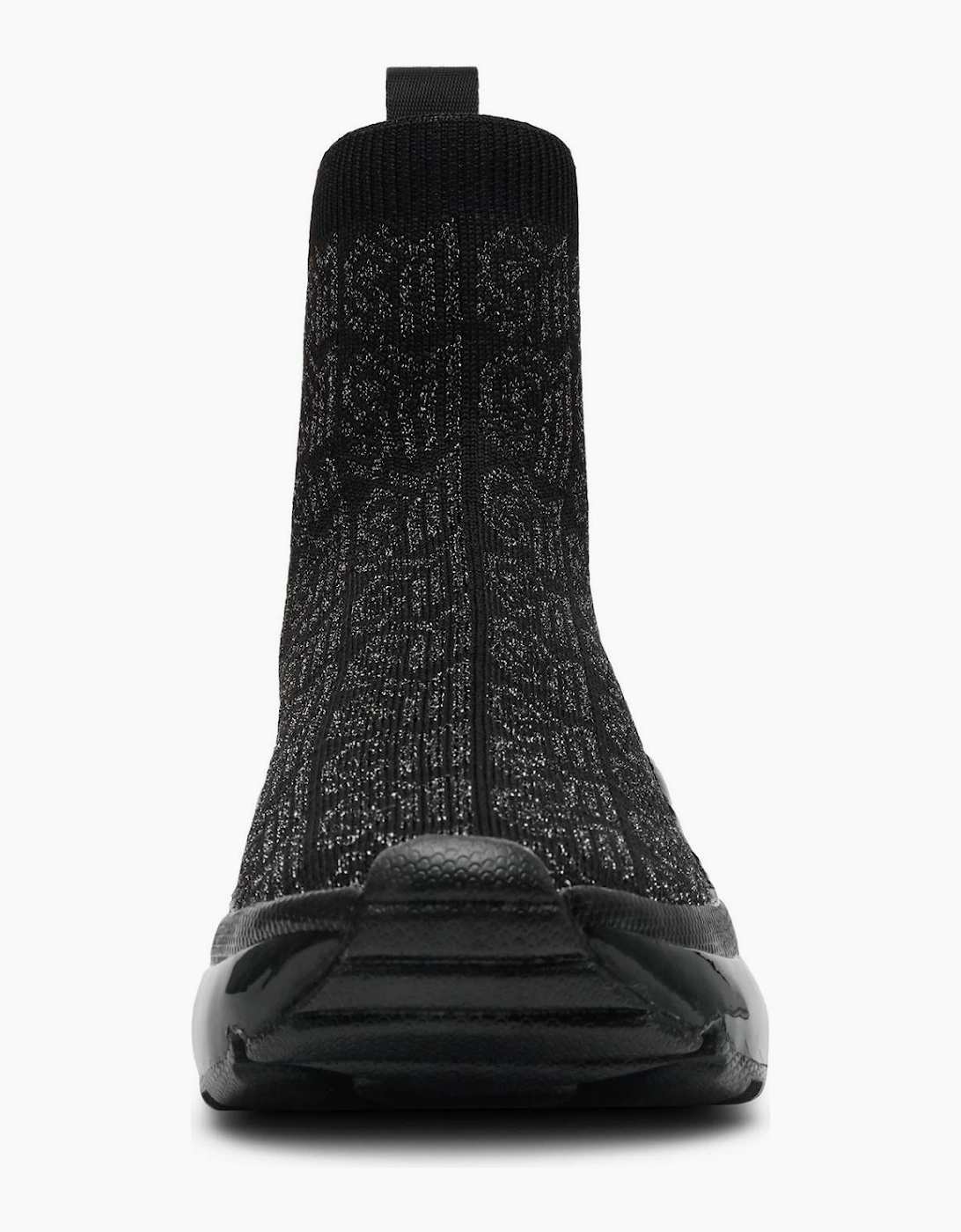 Flyby Abstract Patterned Sock Trainers