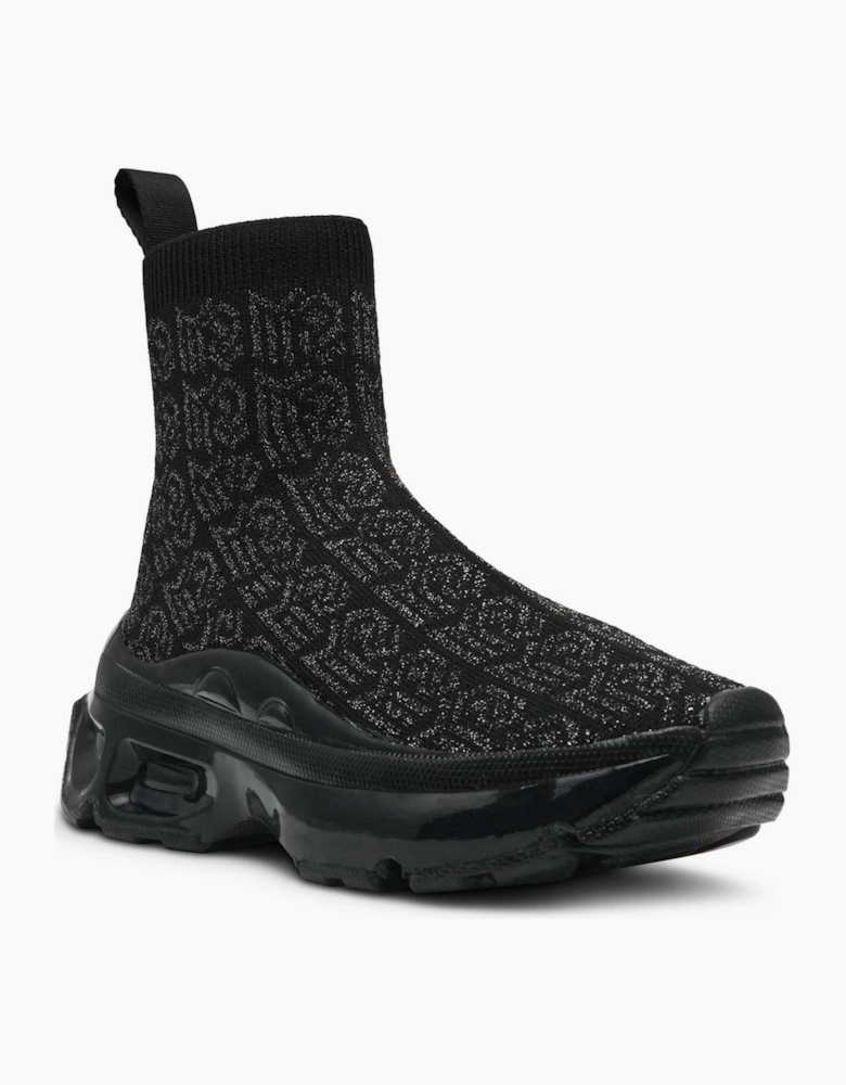 Flyby Abstract Patterned Sock Trainers