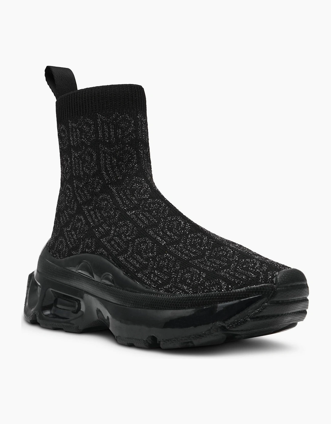 Flyby Abstract Patterned Sock Trainers