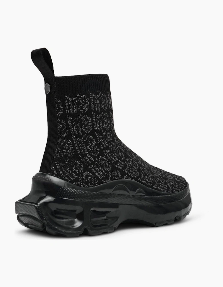 Flyby Abstract Patterned Sock Trainers