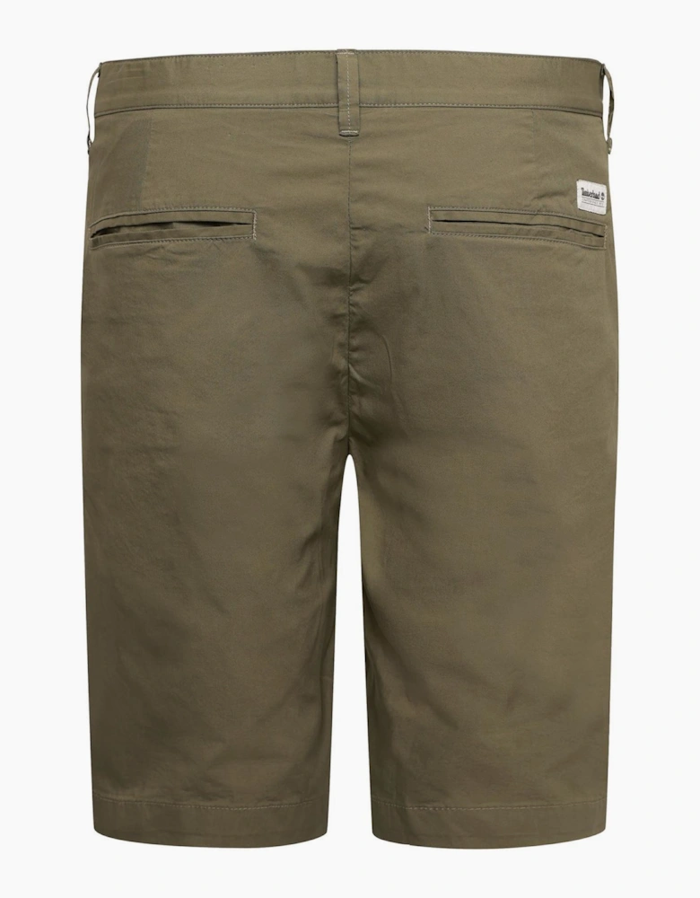 Topsfield Popli Solid Patterned Chino Shorts