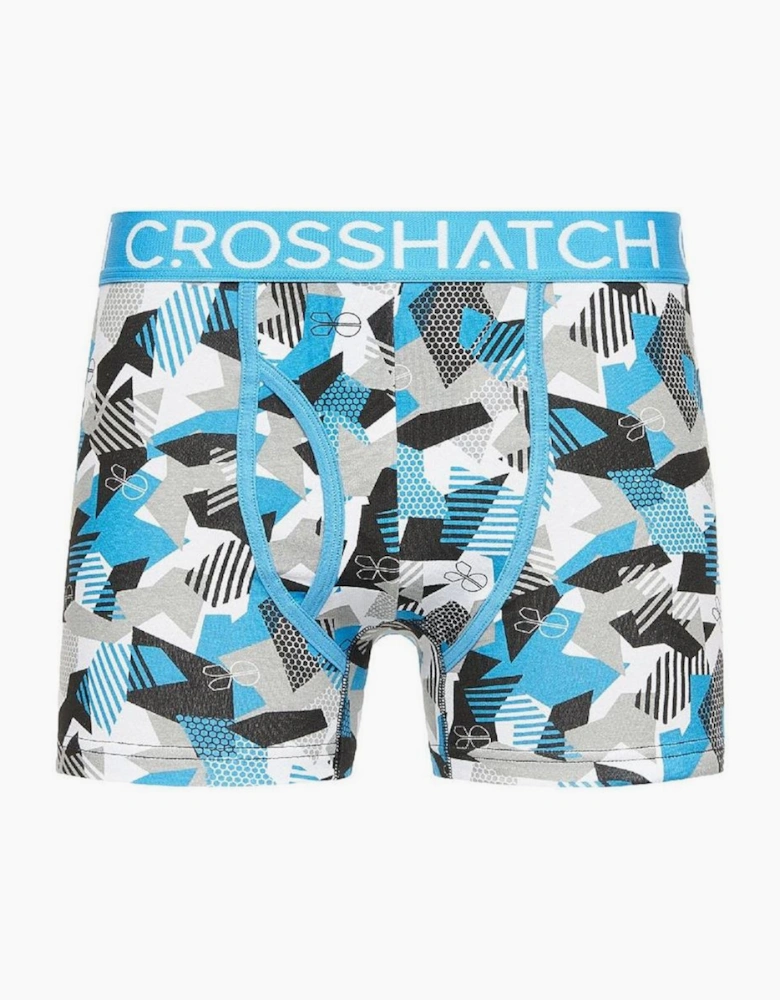 Crystaline Geometric Patterned Boxer Brief