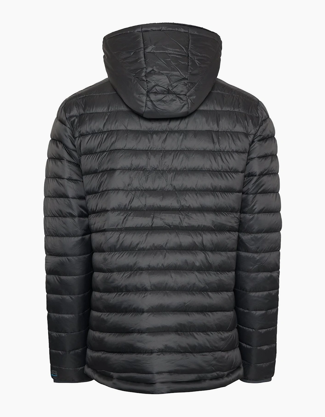 Murdos Solid Patterned Hooded Fitted Cuff Puffer Jacket