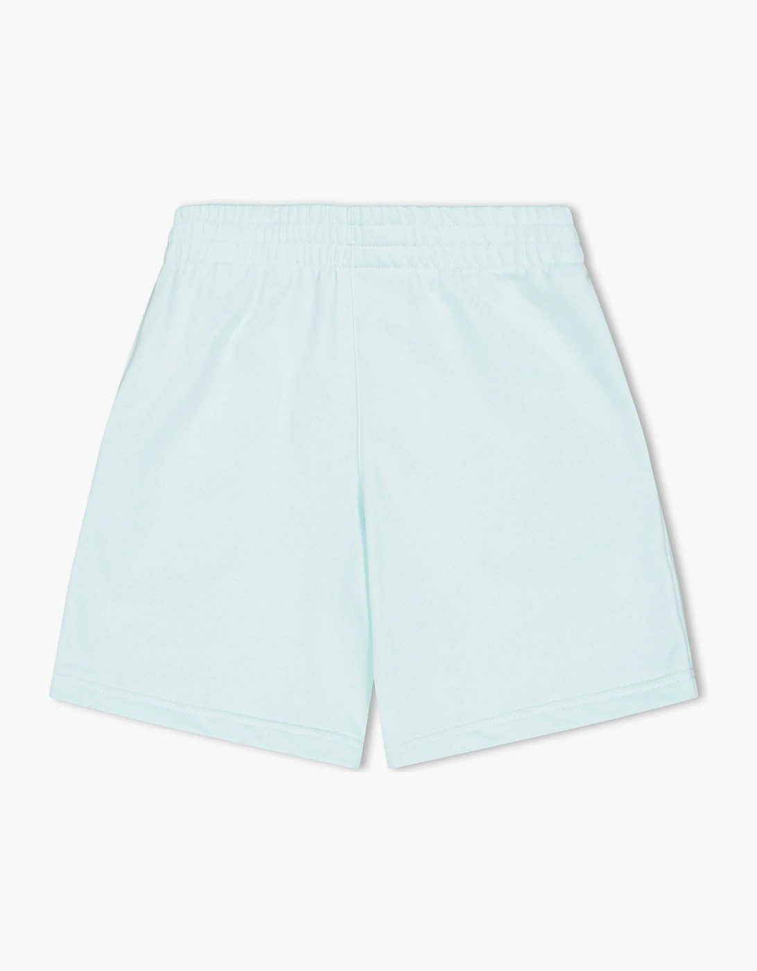 Solid Athletic Shorts with Elasticated Waistband