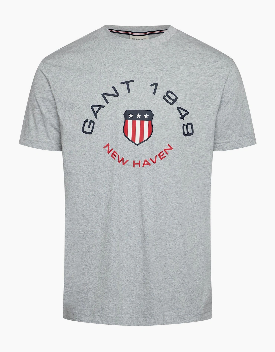 Text Graphic Crew Neck Short Sleeve T-Shirt