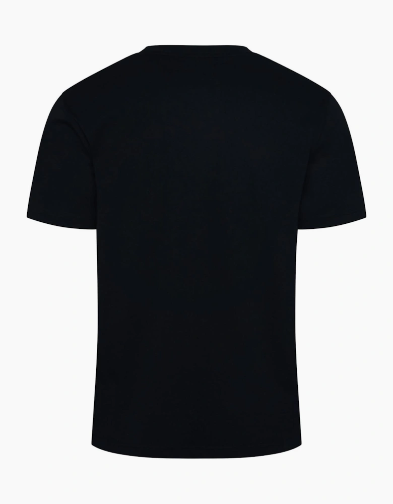Printed Logo Text Graphic Crew Neck Short Sleeve T-Shirt