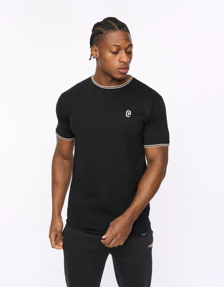 Preece Hem Label Patch Crew Neck Short Sleeve T-Shirt