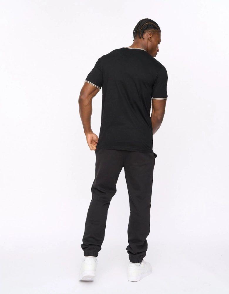 Preece Hem Label Patch Crew Neck Short Sleeve T-Shirt