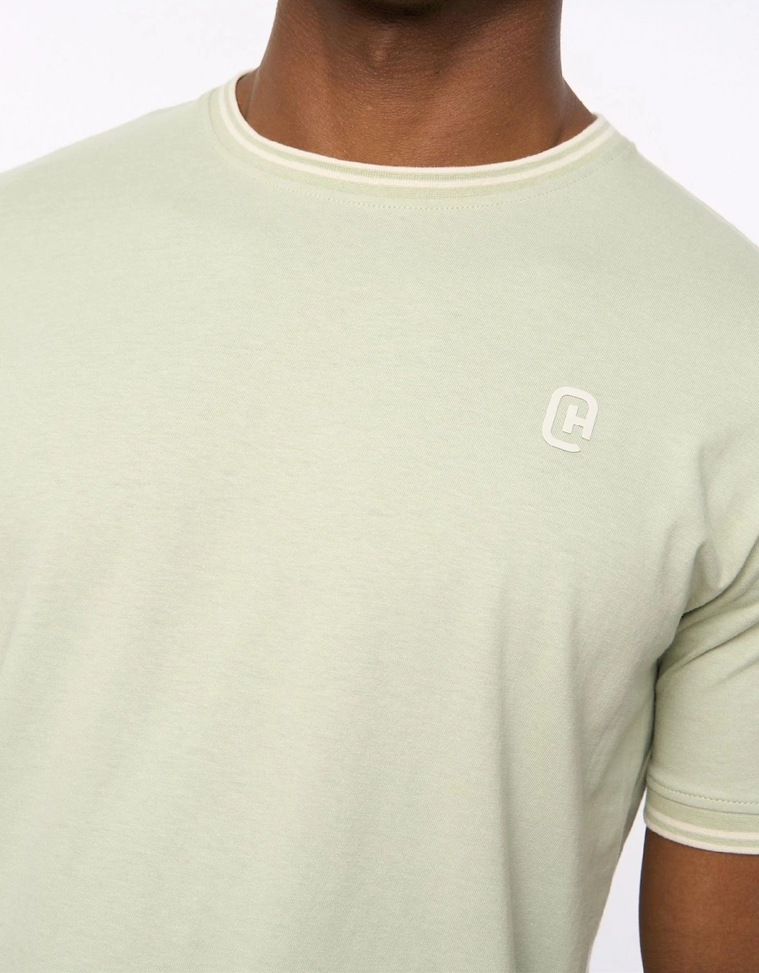 Preece Hem Label Patch Crew Neck Short Sleeve T-Shirt