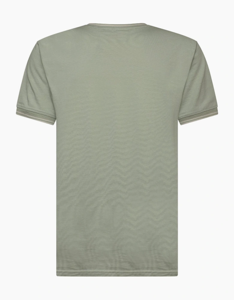 Preece Hem Label Patch Crew Neck Short Sleeve T-Shirt