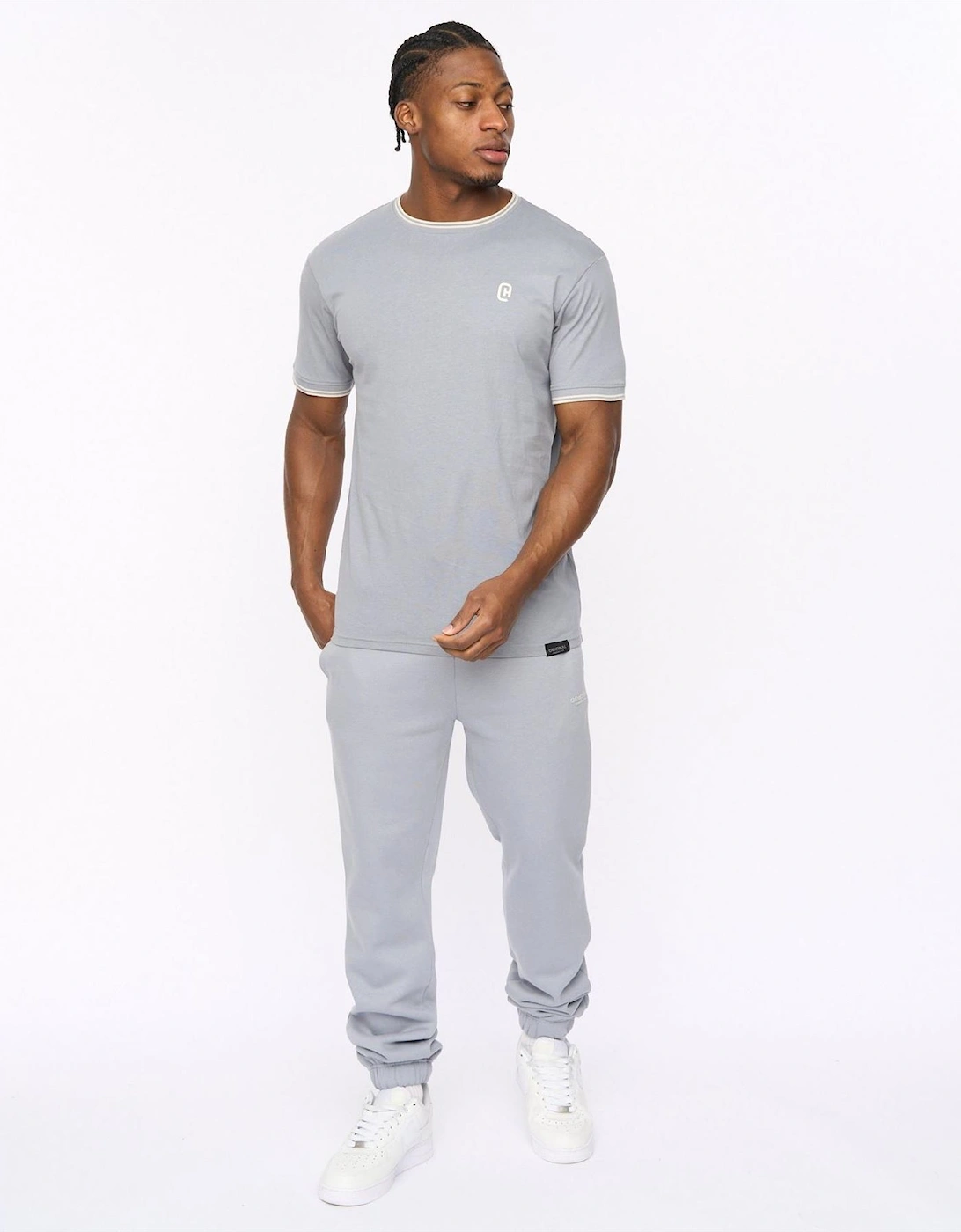 Preece Hem Label Patch Crew Neck Short Sleeve T-Shirt
