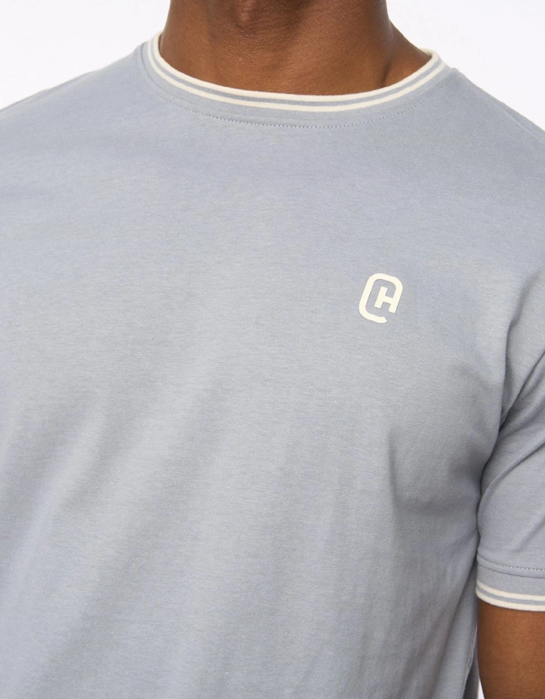 Preece Hem Label Patch Crew Neck Short Sleeve T-Shirt