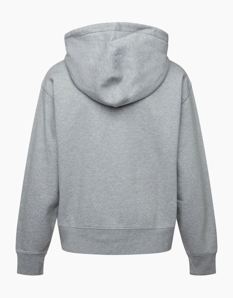 Lettering Hooded Neck Long Sleeve Sweatshirt
