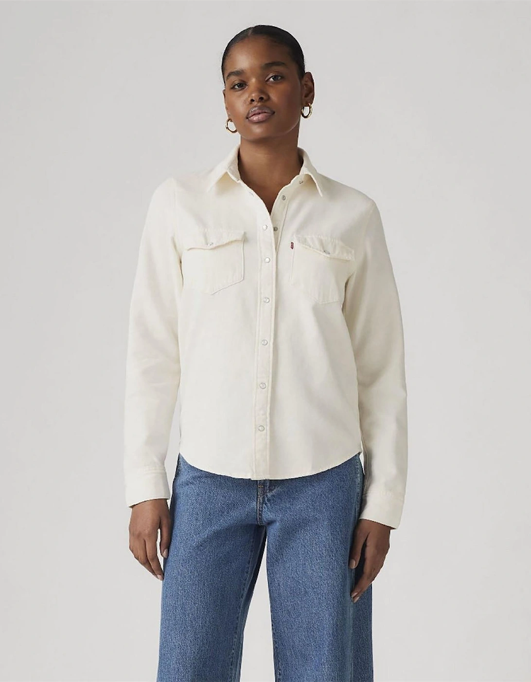 Iconic Western Crew Neck Long Sleeve Shirt