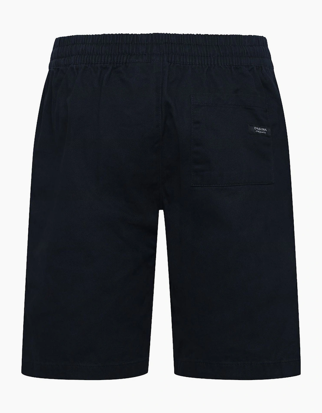 Blansmoore Solid Bermuda Shorts with Elasticated Waistband