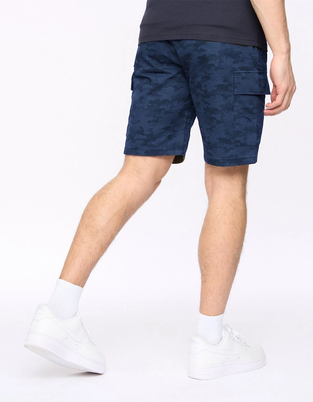 Blansmoore Solid Bermuda Shorts with Elasticated Waistband
