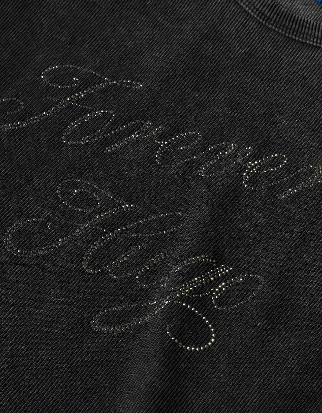 Lettering Graphic Slim Fit T-Shirt