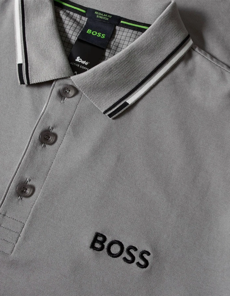 Wordmark Collared Neck Short Sleeve Regular Fit Shirt