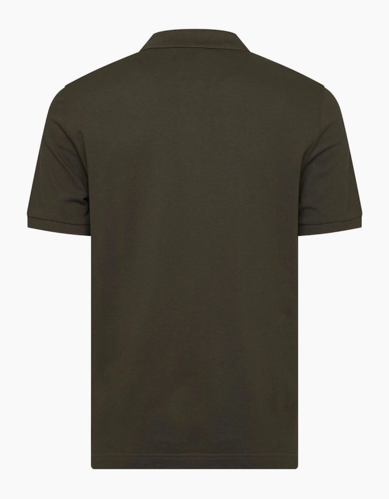 Collared Neck Short Sleeve Polo Shirt