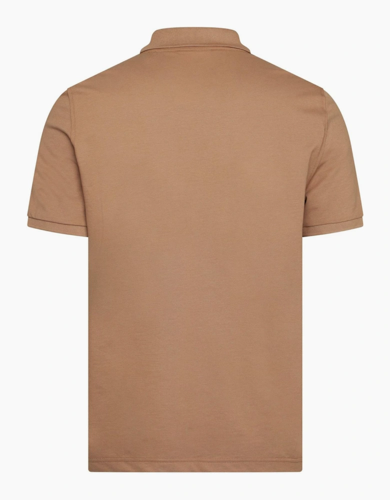 Collared Neck Short Sleeve Polo Shirt