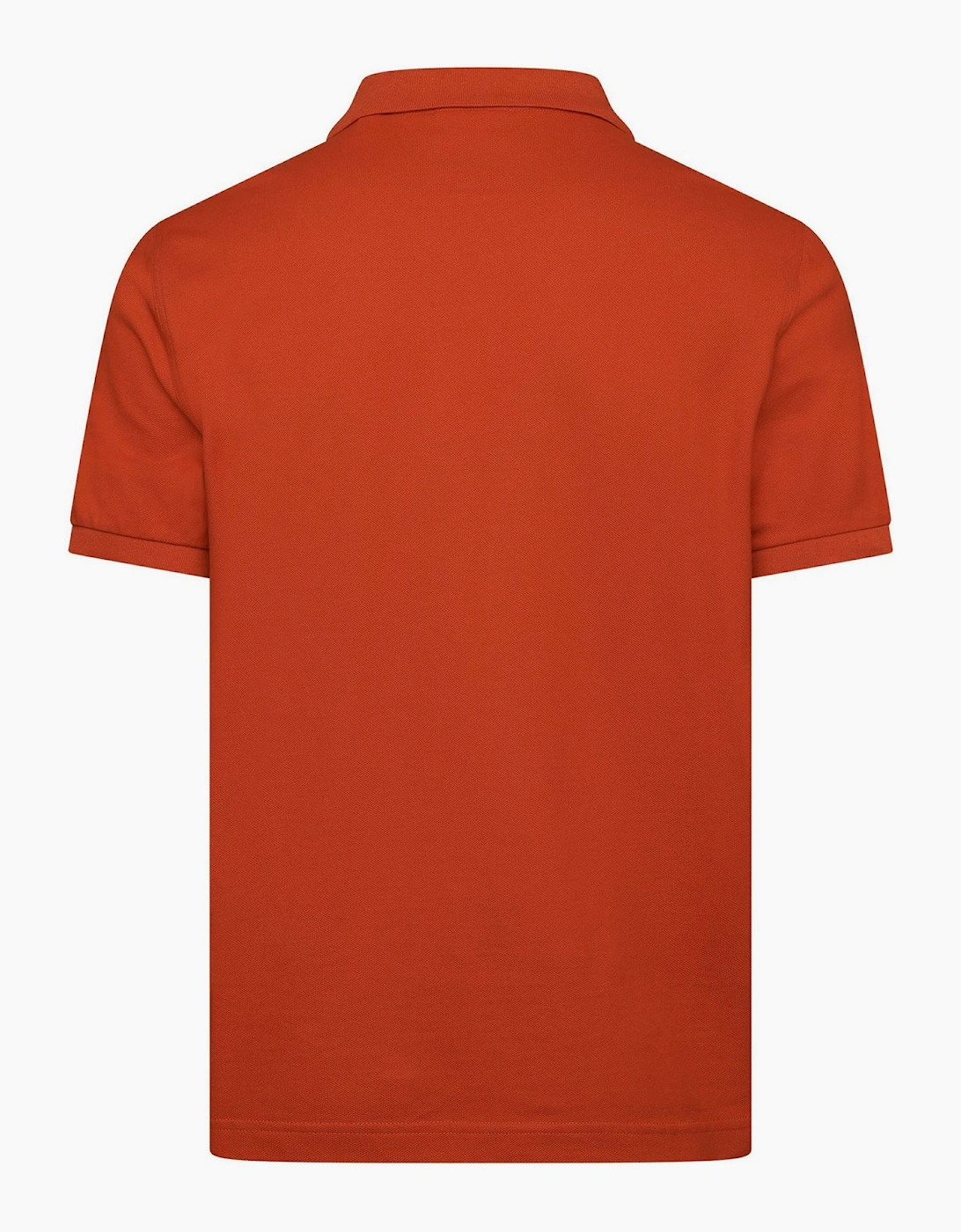 Gant Men's Orange Regular Fit Collared Neck Short Sleeve Top - Size 36