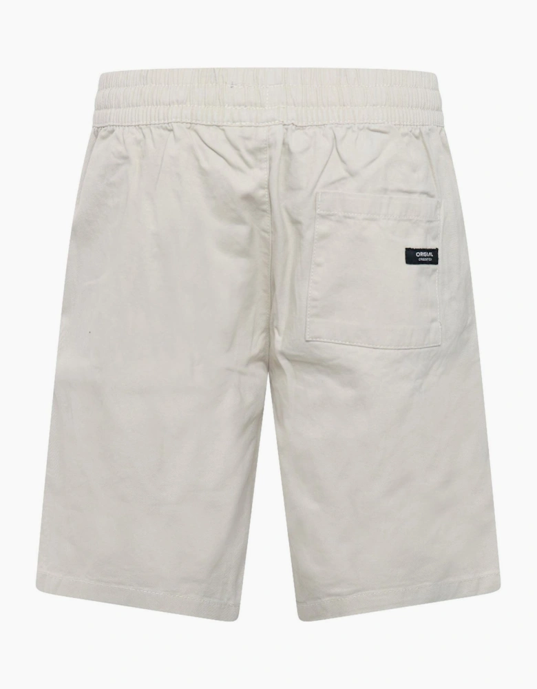 Blansmoore Solid Bermuda Shorts with Elasticated Waistband