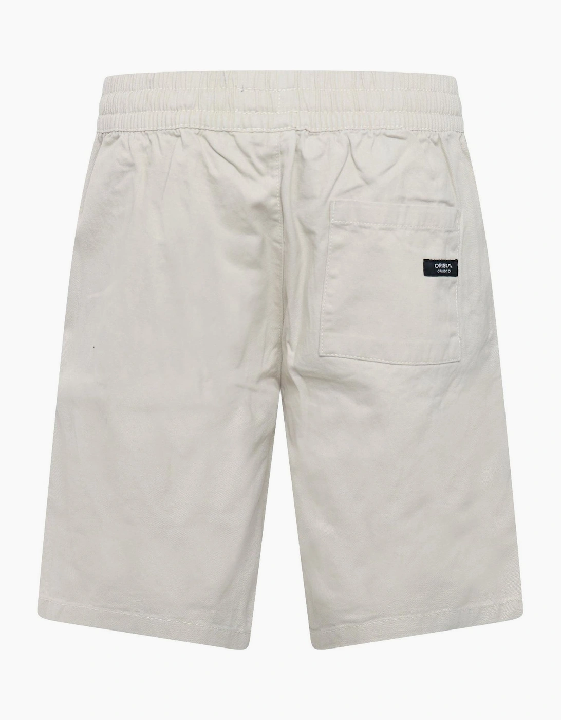 Blansmoore Solid Bermuda Shorts with Elasticated Waistband
