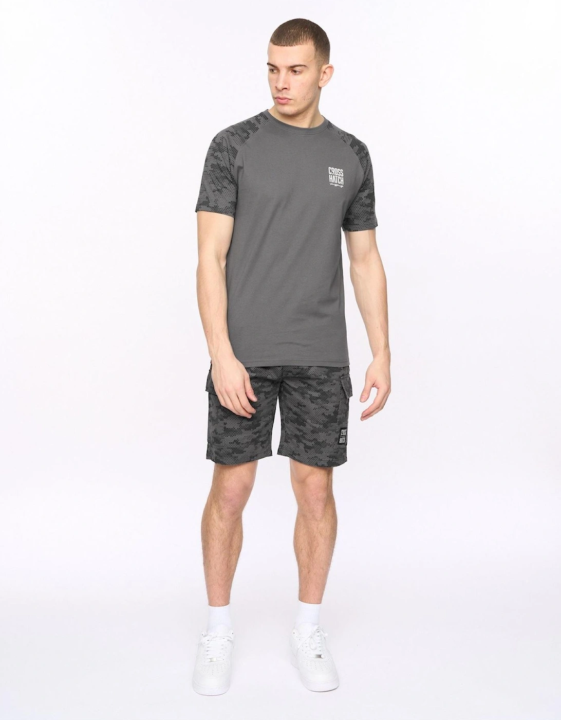 Blansmoore Solid Bermuda Shorts with Elasticated Waistband