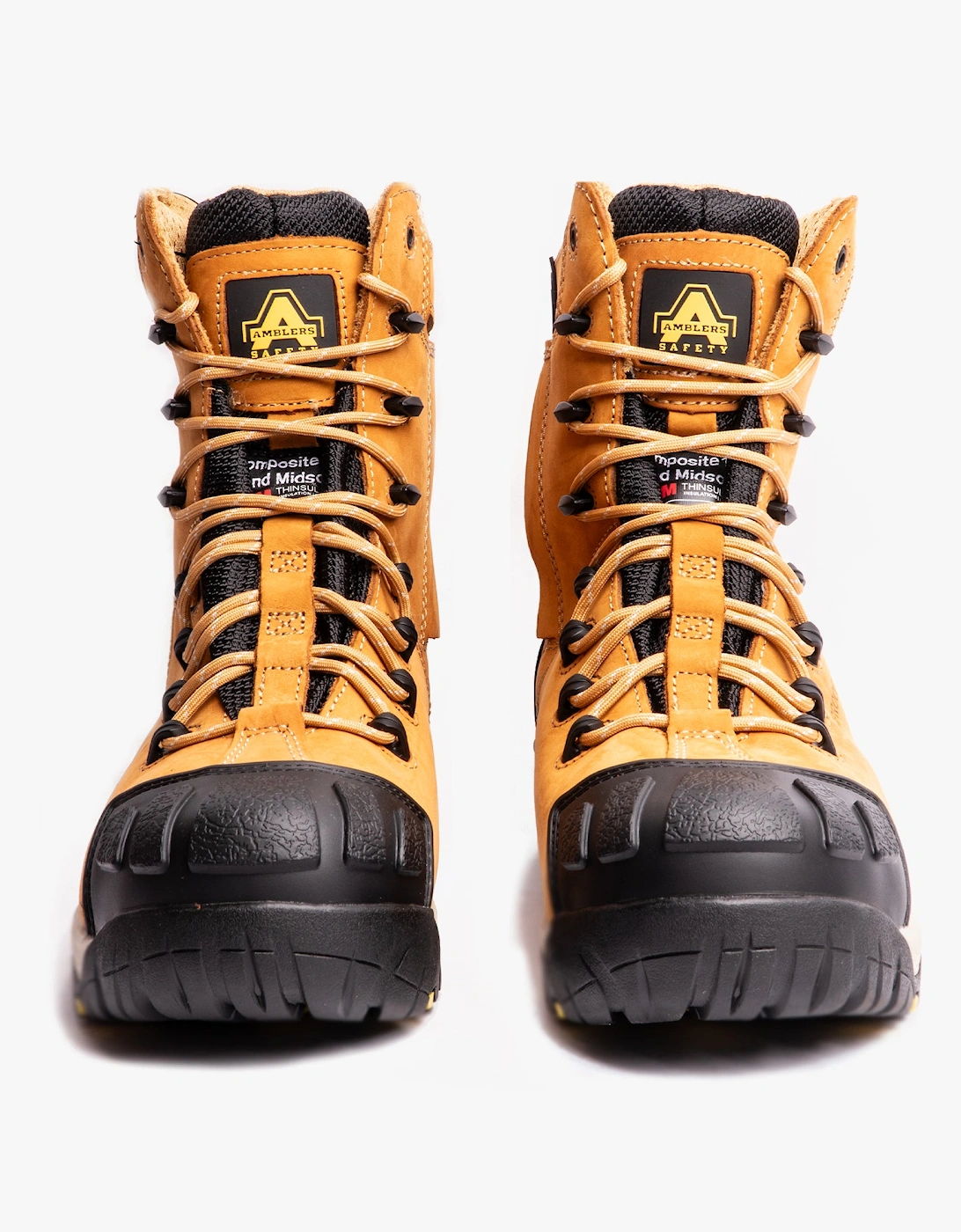 Amblers Safety FS998 Mens Leather Safety Boots Honey