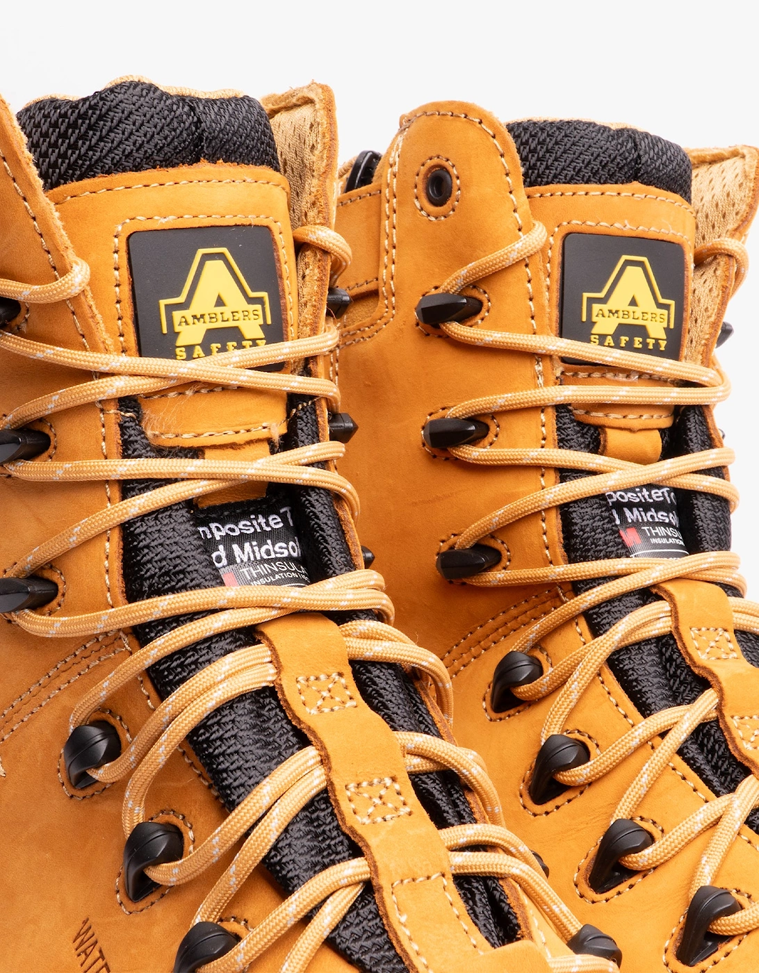 Amblers Safety FS998 Mens Leather Safety Boots Honey