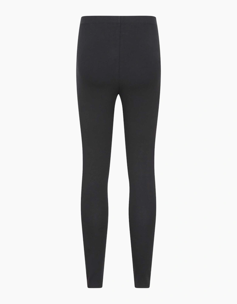 Mountain Warehouse Womens/Ladies Cotton Blend Midweight Leggings (Pack of 2)