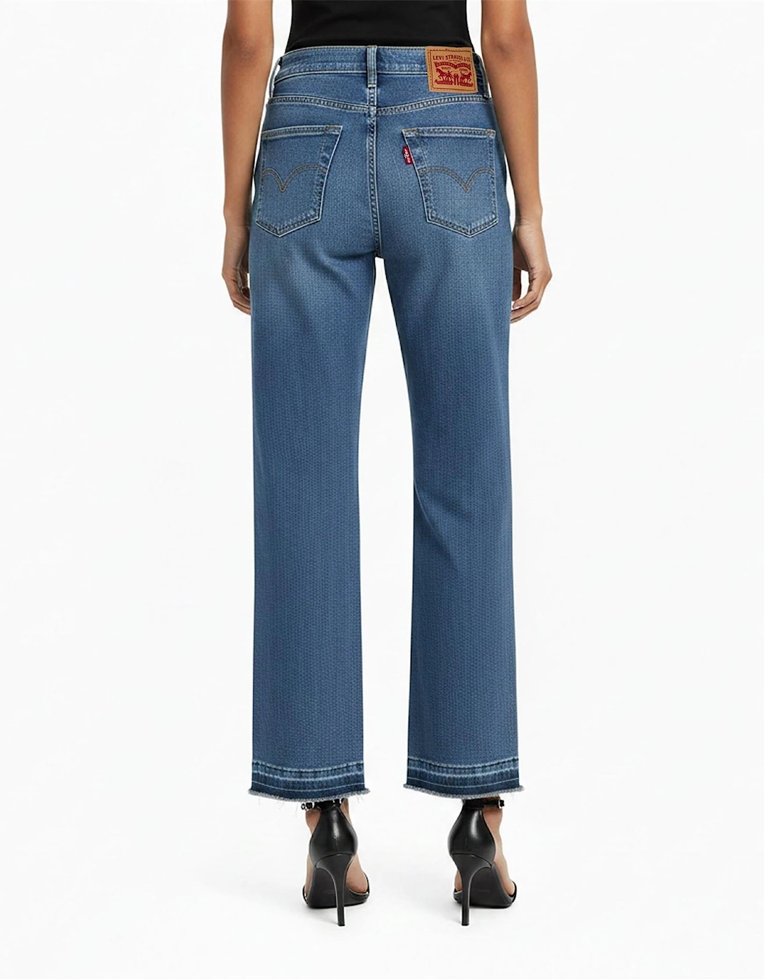 High Rise Straight Leg Jeans