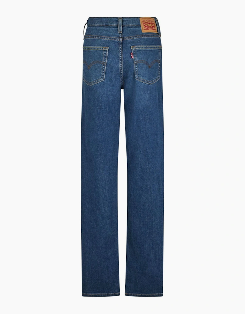 High Rise Straight Leg Jeans