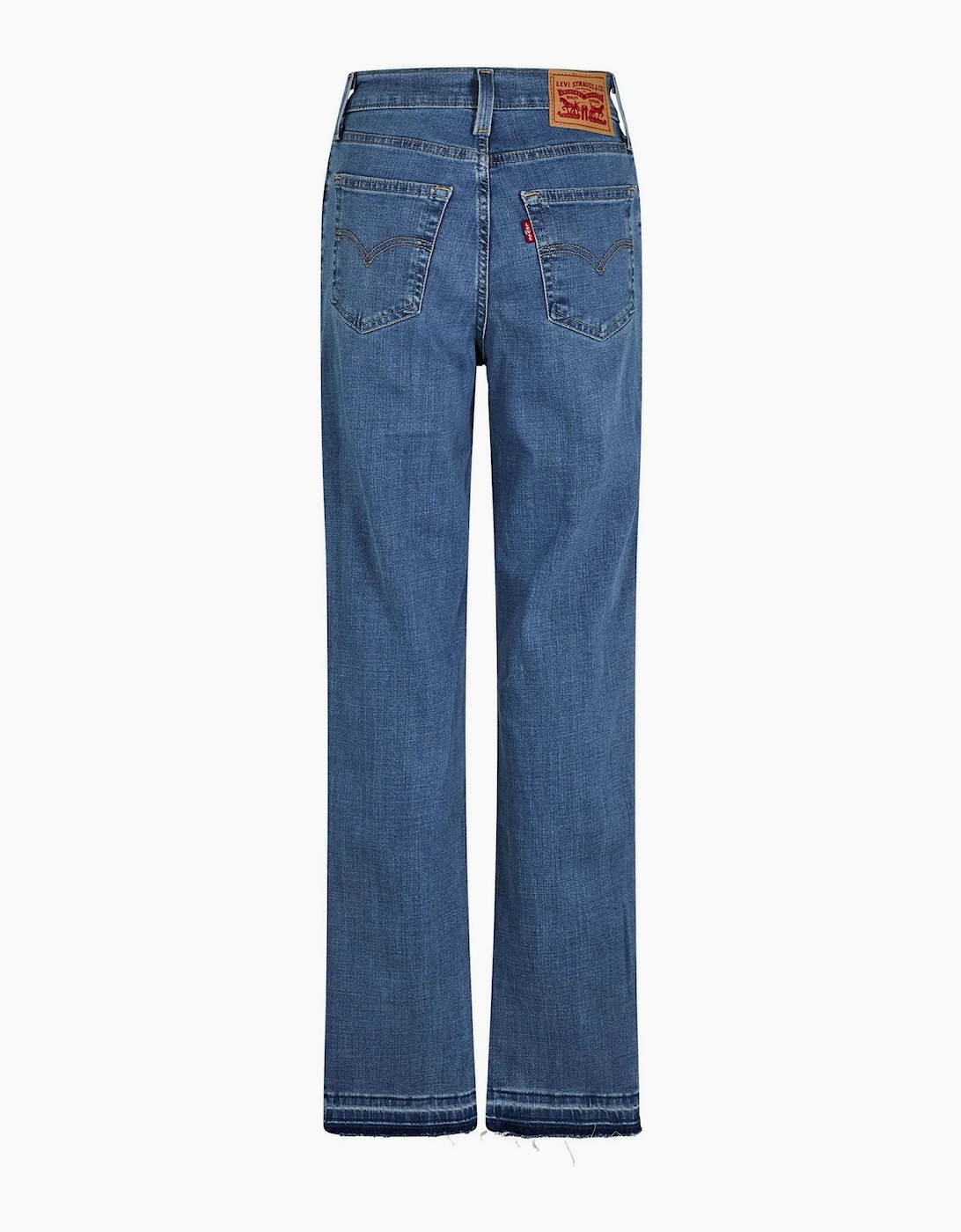 High Rise Straight Leg Jeans