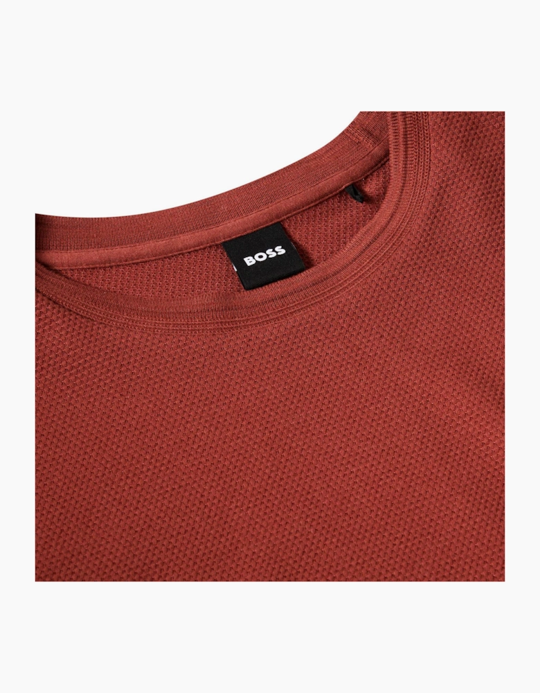 Tiburt Bubble Structure Cotton T-Shirt