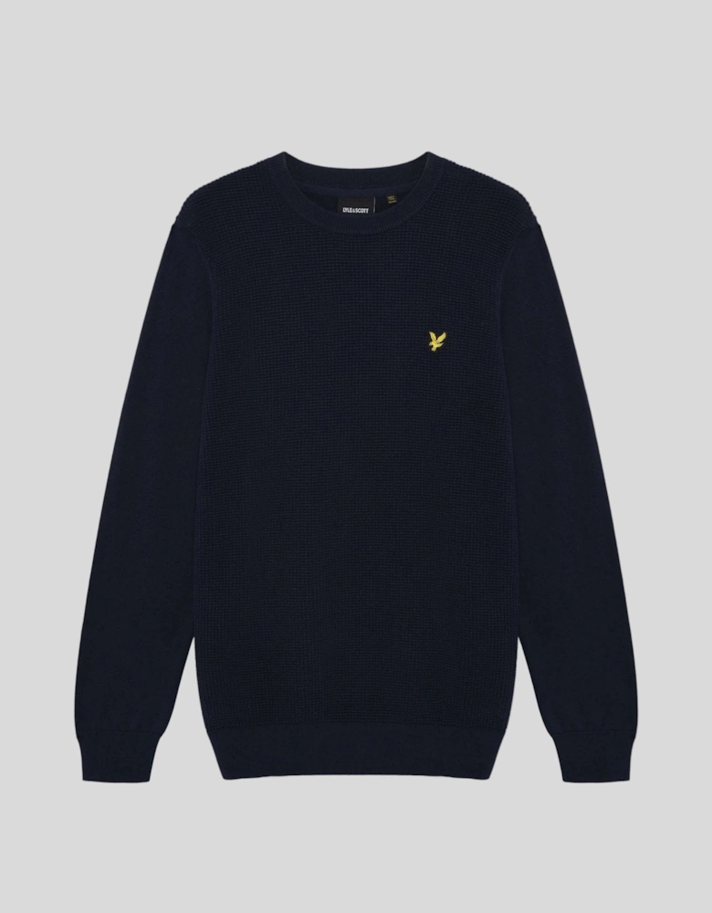 Waffle Crew Neck Jumper