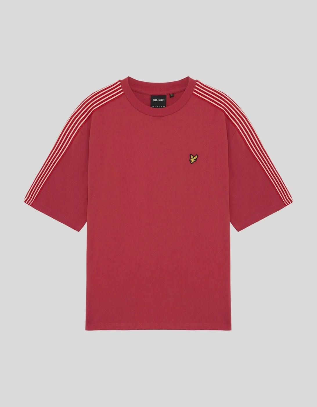 Stripe Taped Cotton T-Shirt