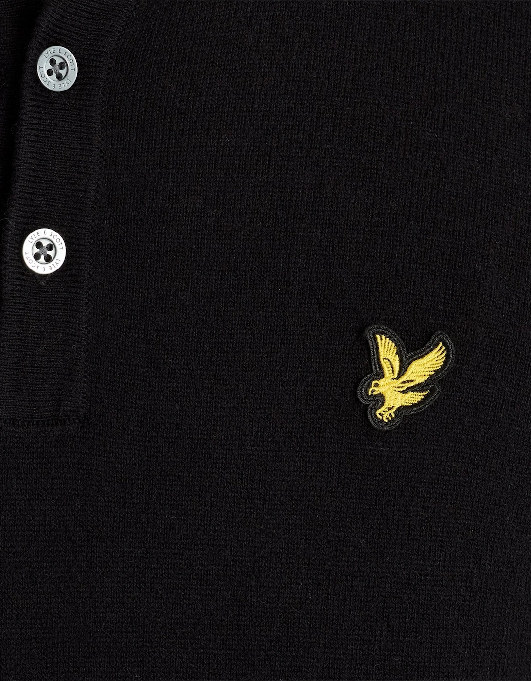 Cotton Merino Henley Jumper
