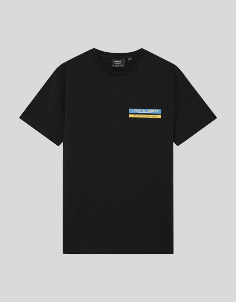 TV Pixel Back Graphic T-Shirt