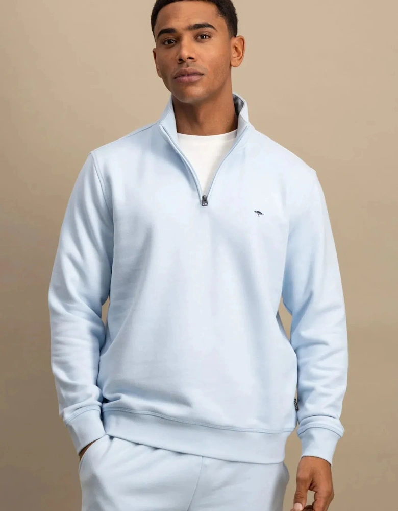 1/4 Zip Cotton Sweat Summer Breeze