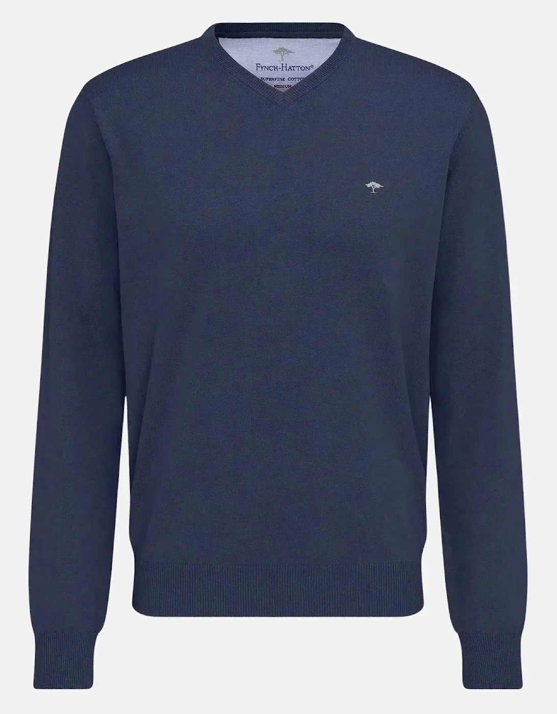 Fine Knit V-Neck Cotton Knit Night, 5 of 4