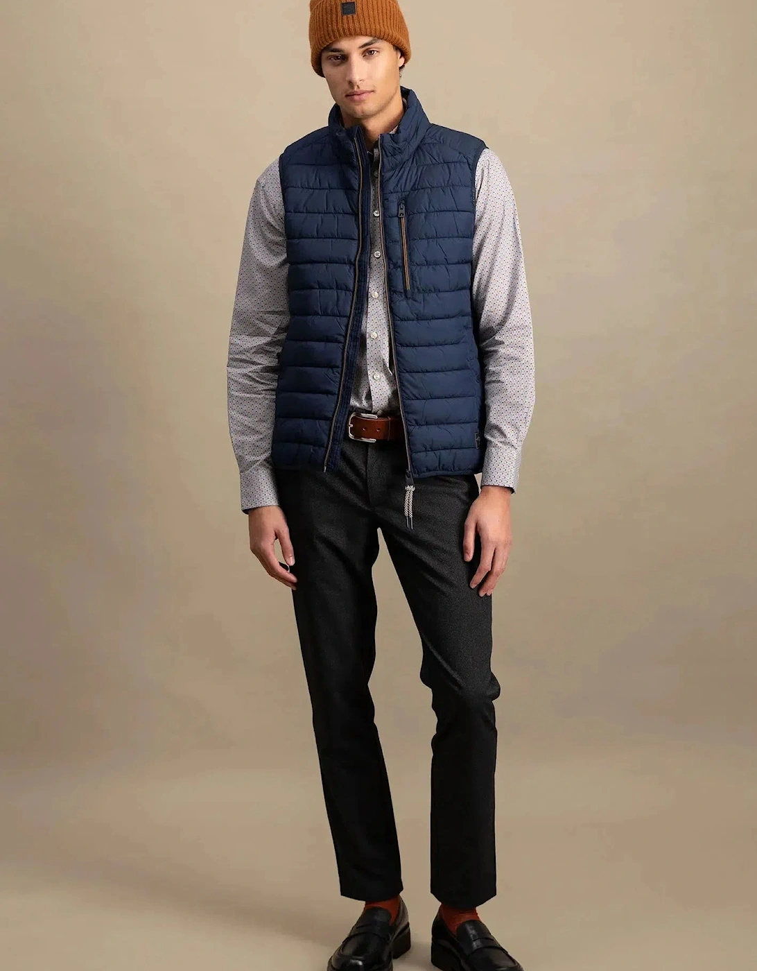 Light Weight Gilet Dark Navy