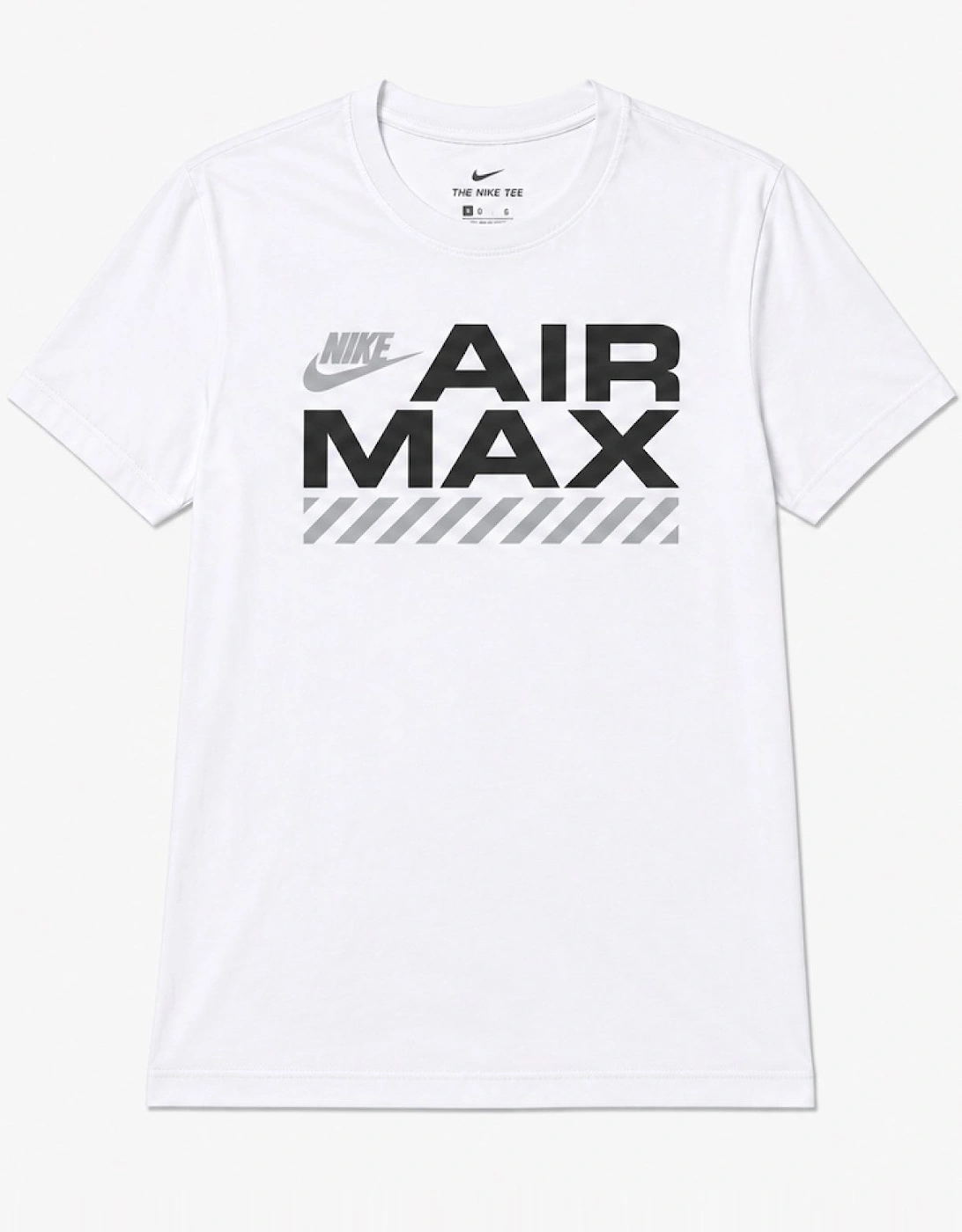 Nike Mens Air Max Graphic Sports Casual T Shirt in White, 6 of 5