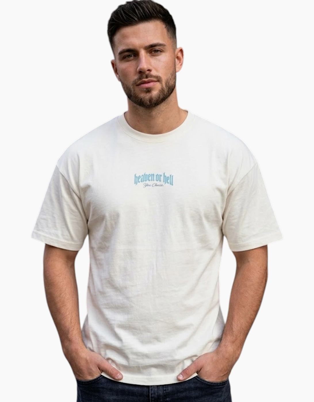 Mens Oversized T Shirts Cotton Drop Shoulder Tee, 5 of 4
