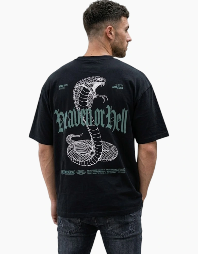 Mens Oversized T Shirts Cotton Drop Shoulder Tee