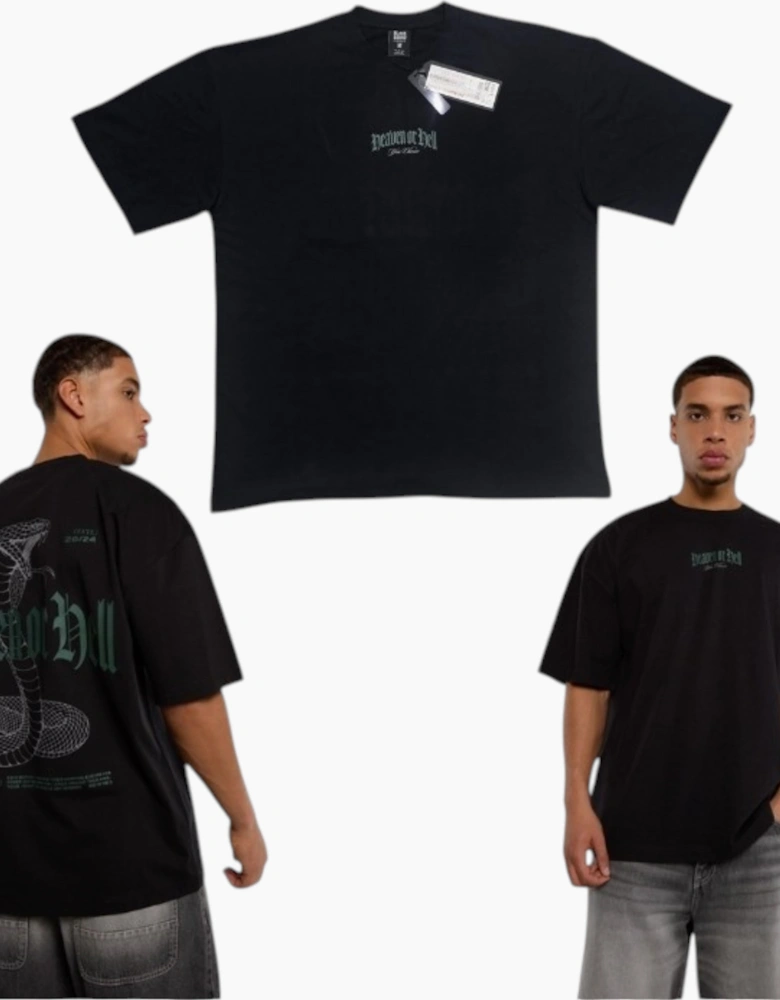 Mens Oversized T Shirts Cotton Drop Shoulder Tee