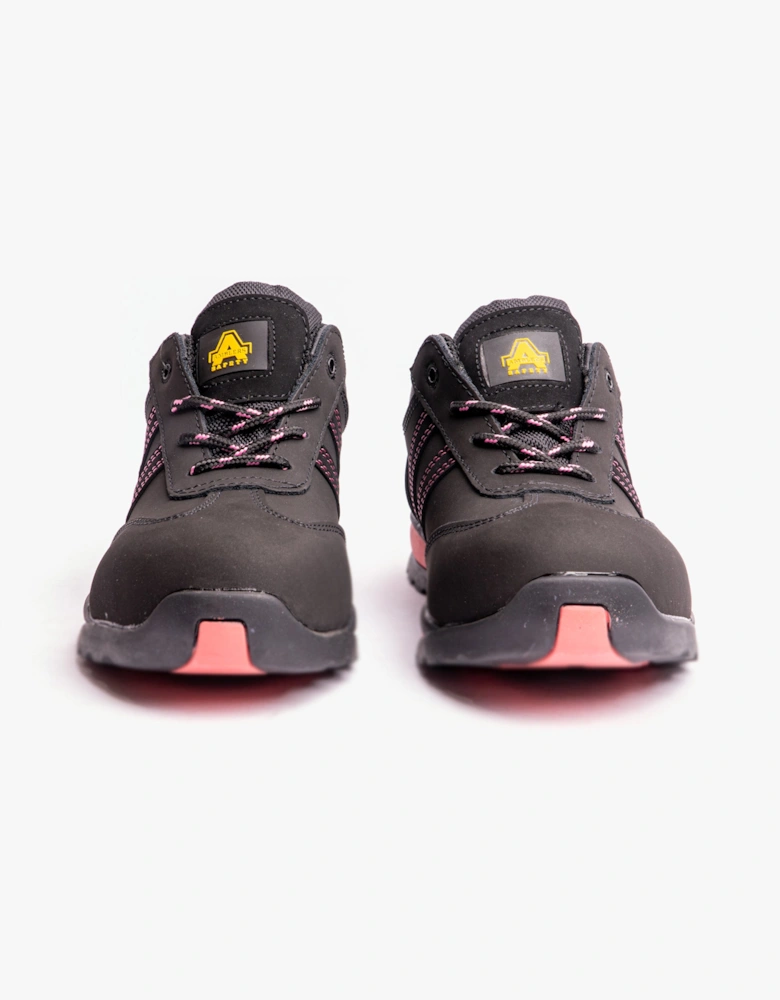 Amblers Safety FS47 Womens Leather Safety Trainers Black