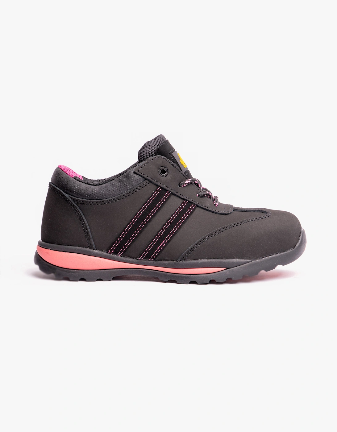 Amblers Safety FS47 Womens Leather Safety Trainers Black, 8 of 7